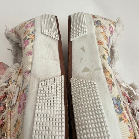 LoveShackFancy x Superga Sneaker In Morning Surf Floral Print Size 39.5 - Picture 10 of 14